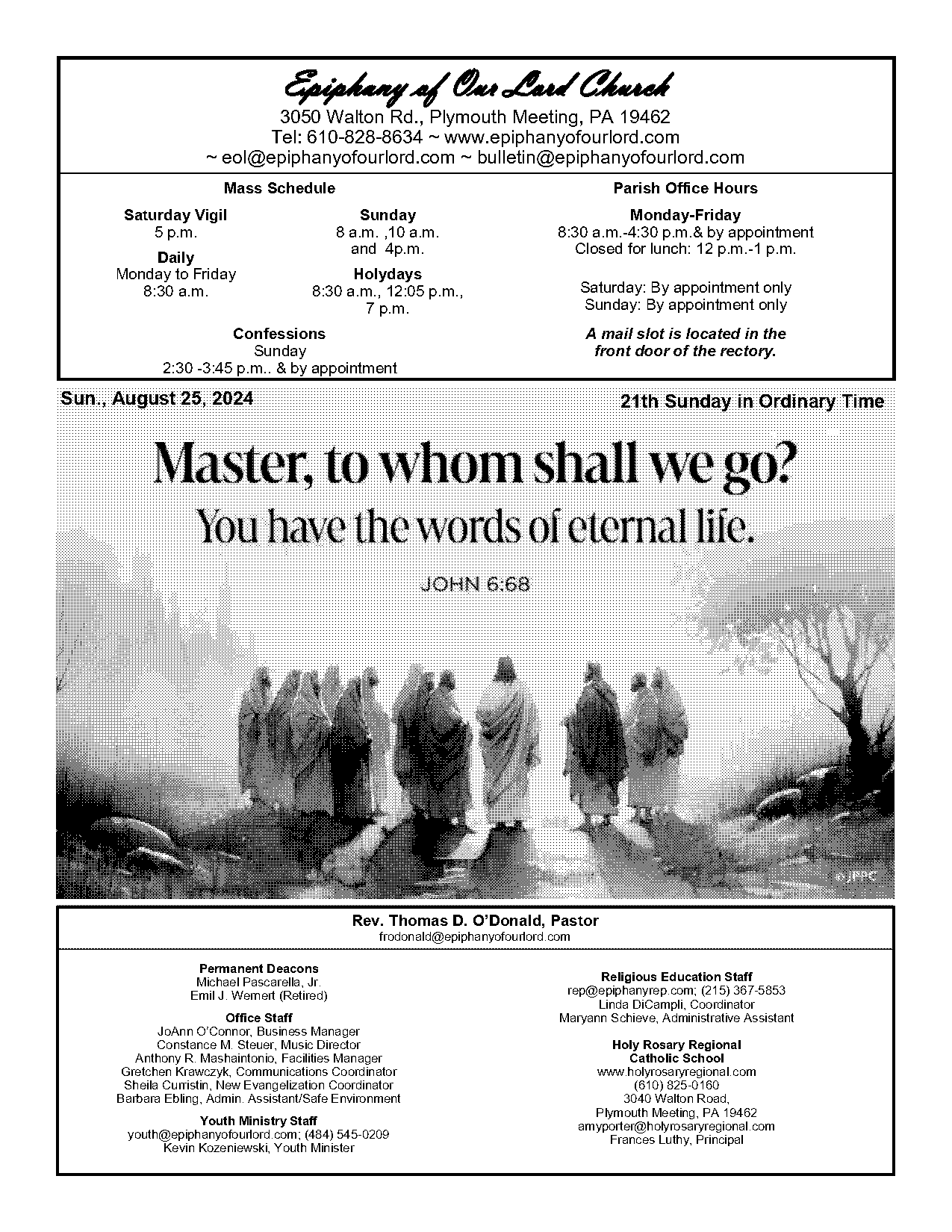 epiphany mass schedule plymouth meeting