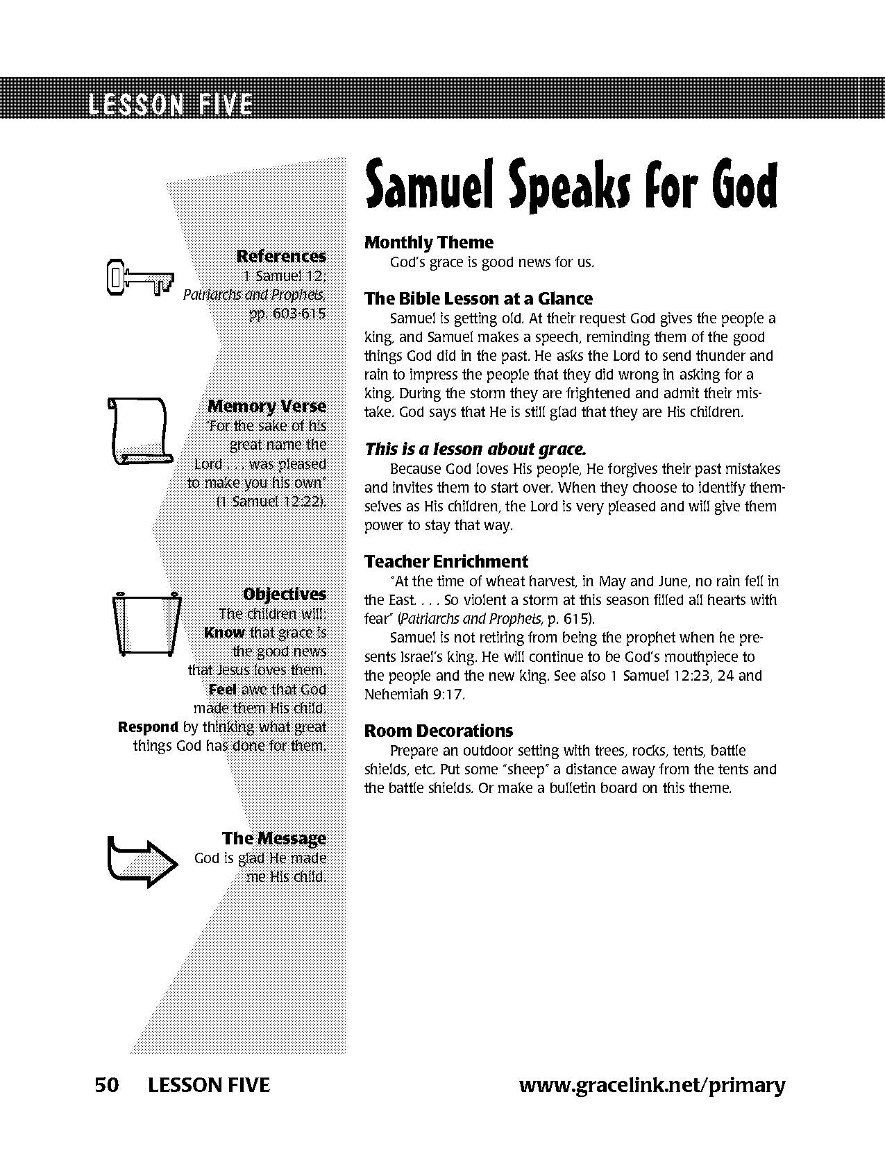 samuel sunday school worksheet