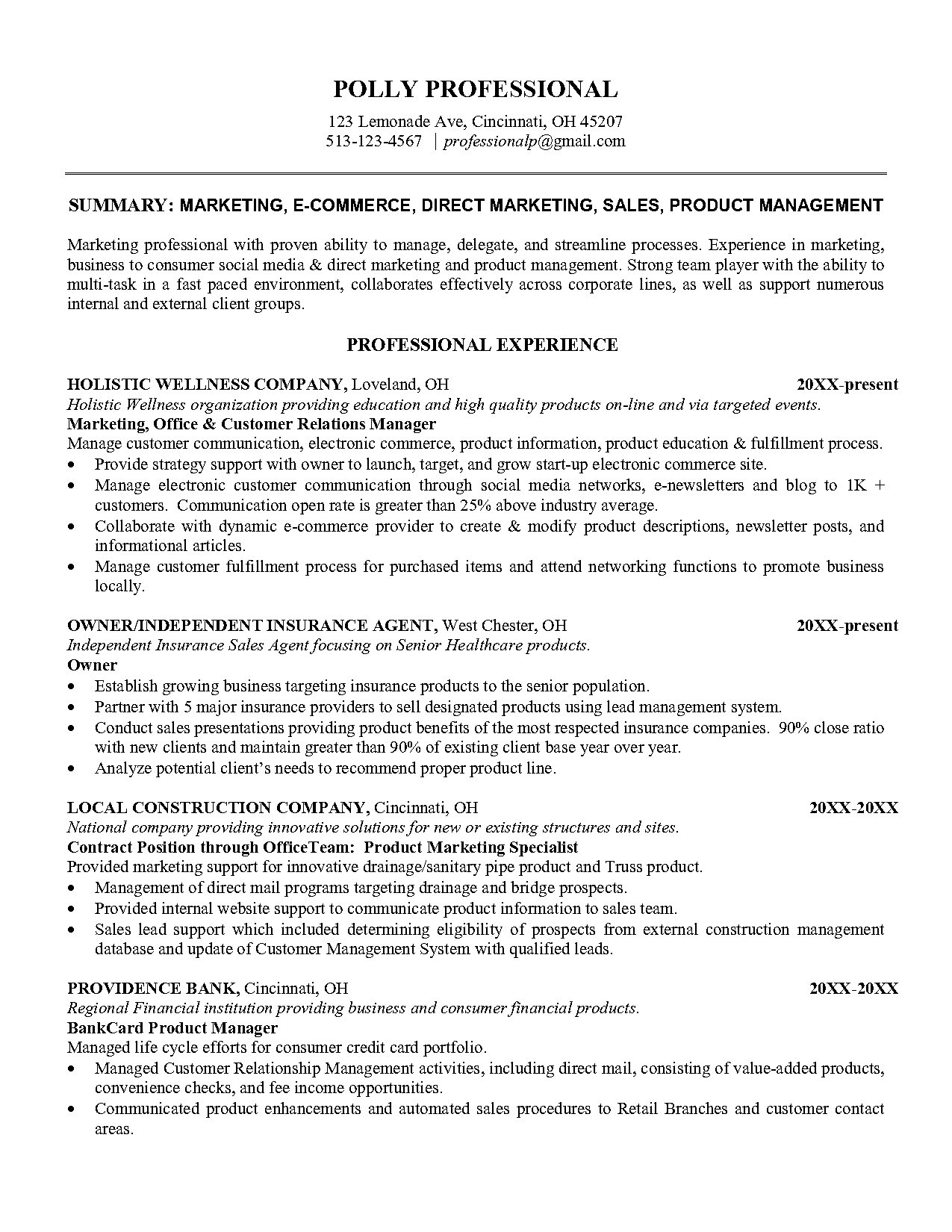 customer service lead resume