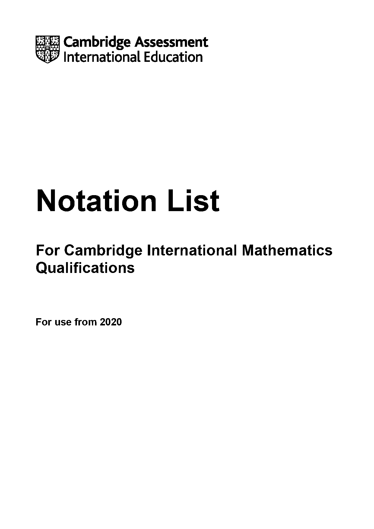 what is the notation for sample mean