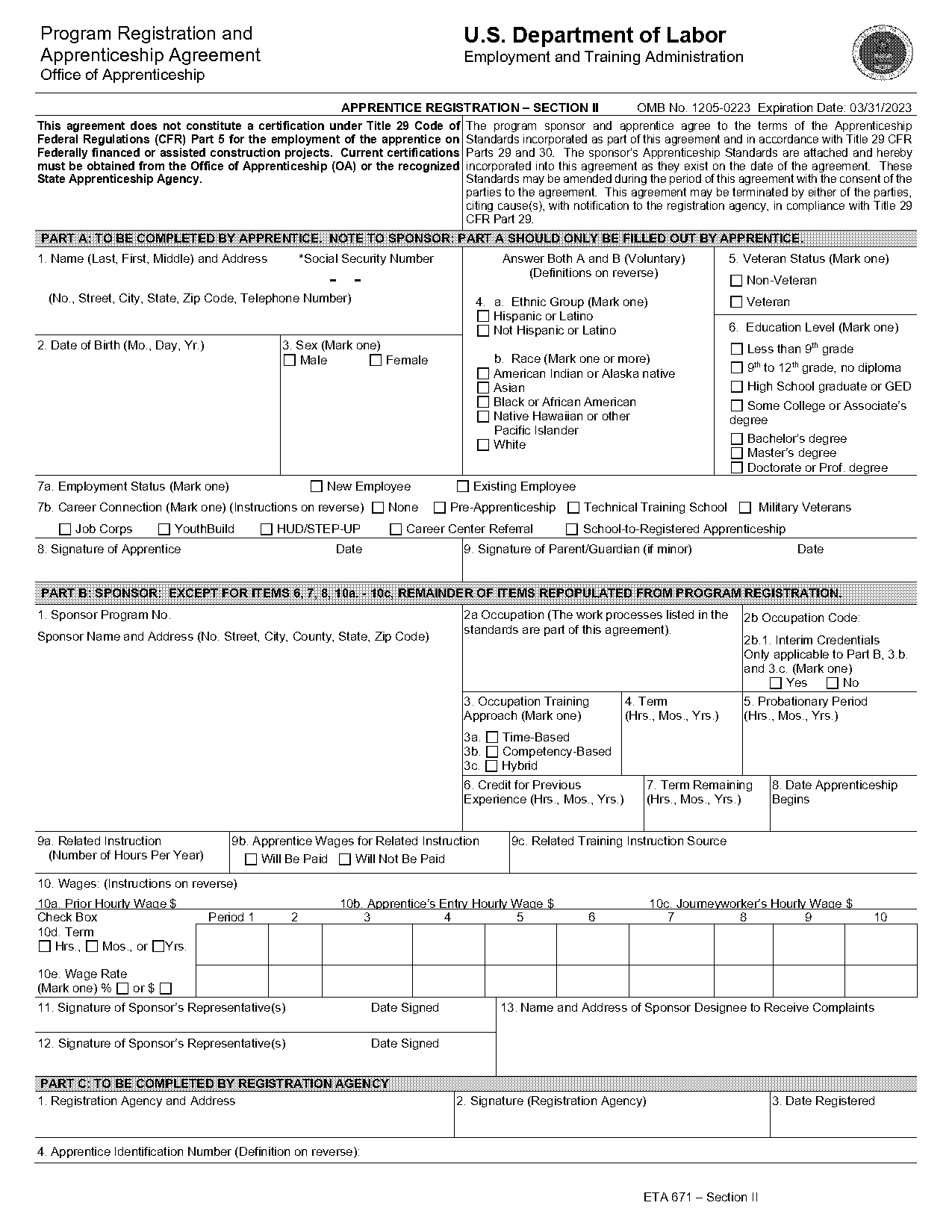 online form employment agreement