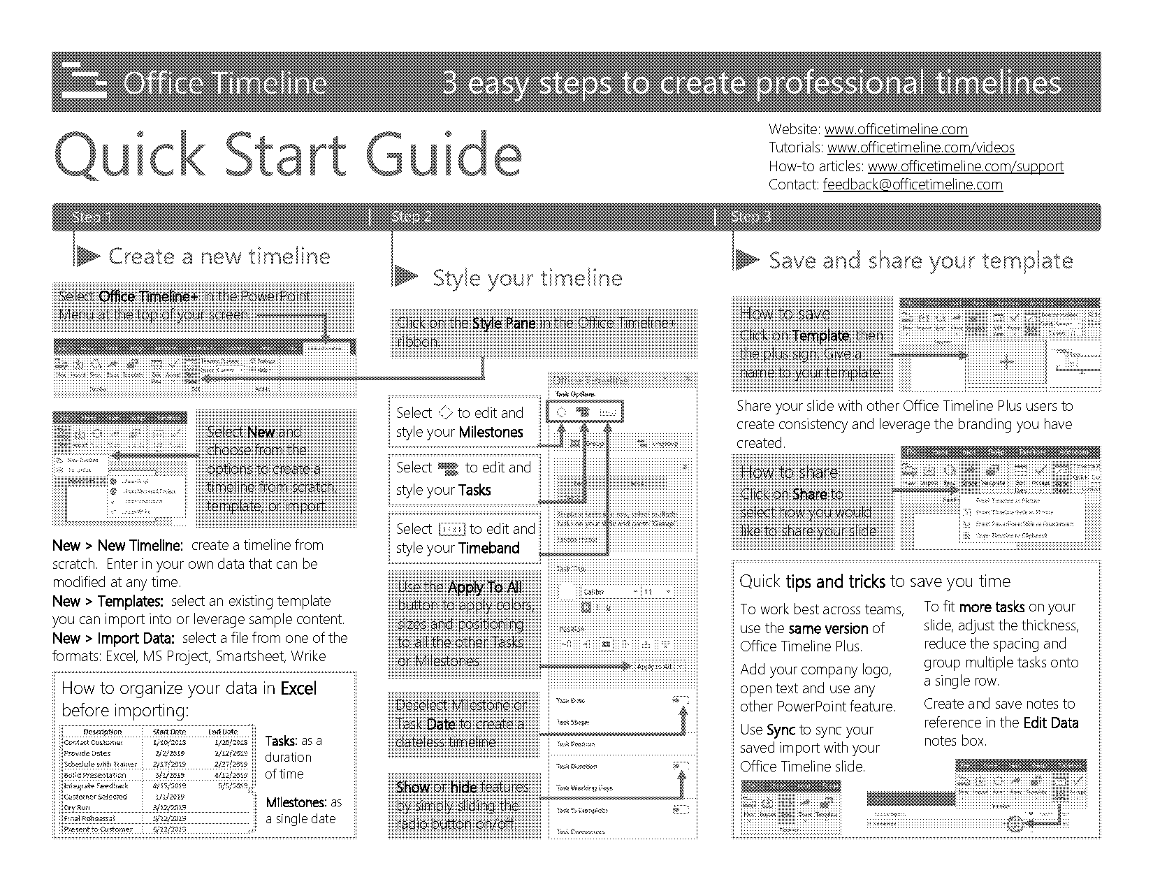 powerpoint timeline poster template