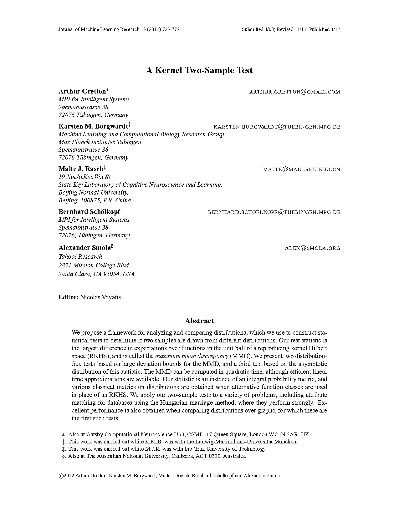 hypothesis testing with two samples