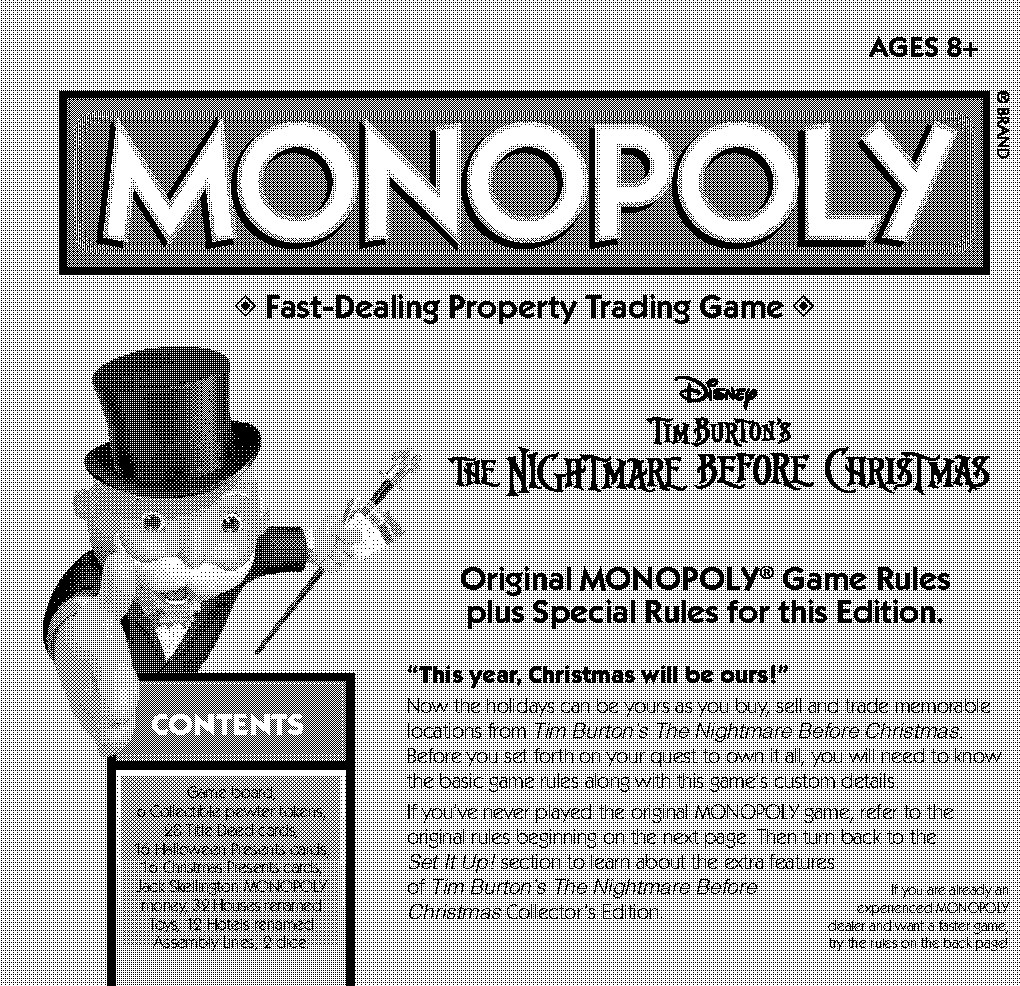 instructions for monopoly the card game