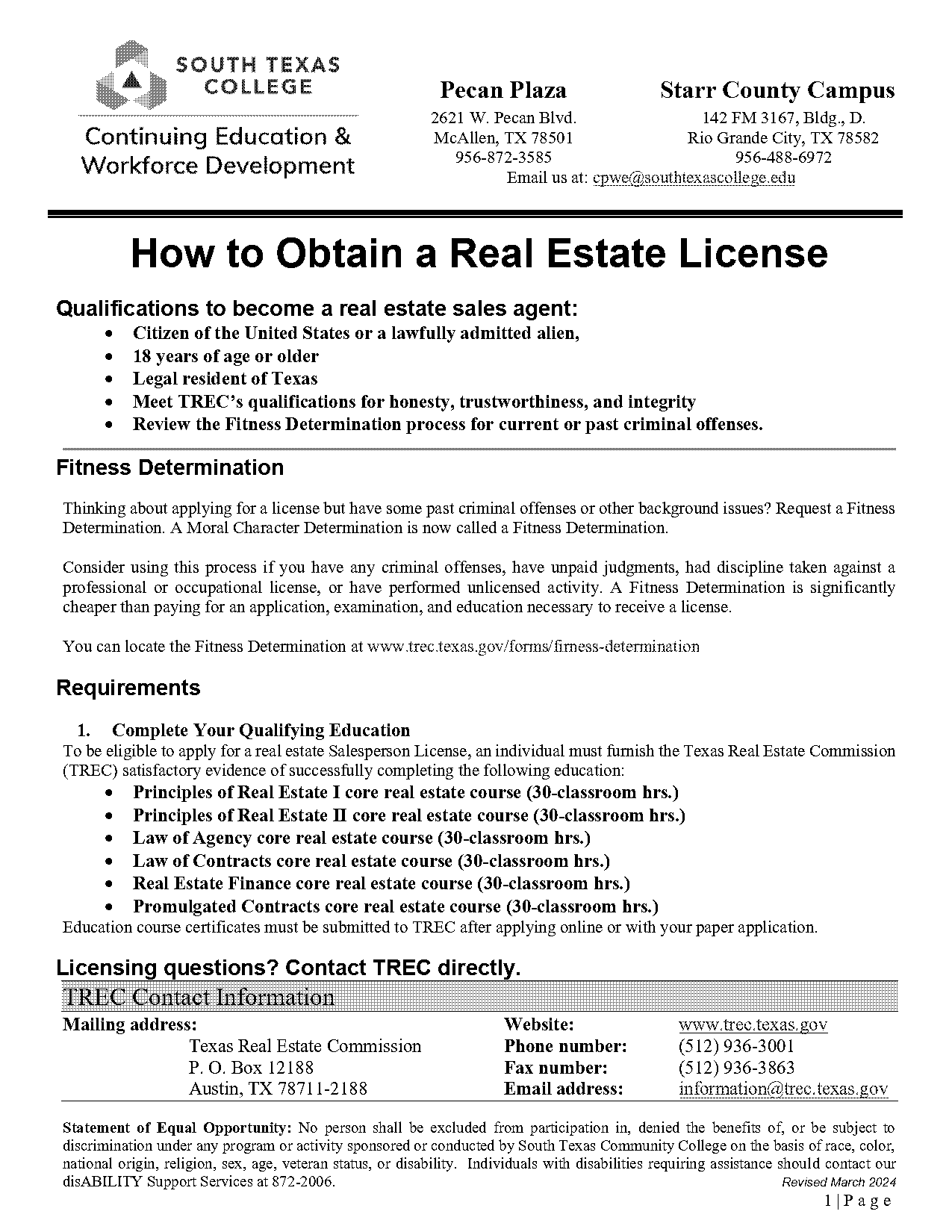 real estate license renewal requirements texas