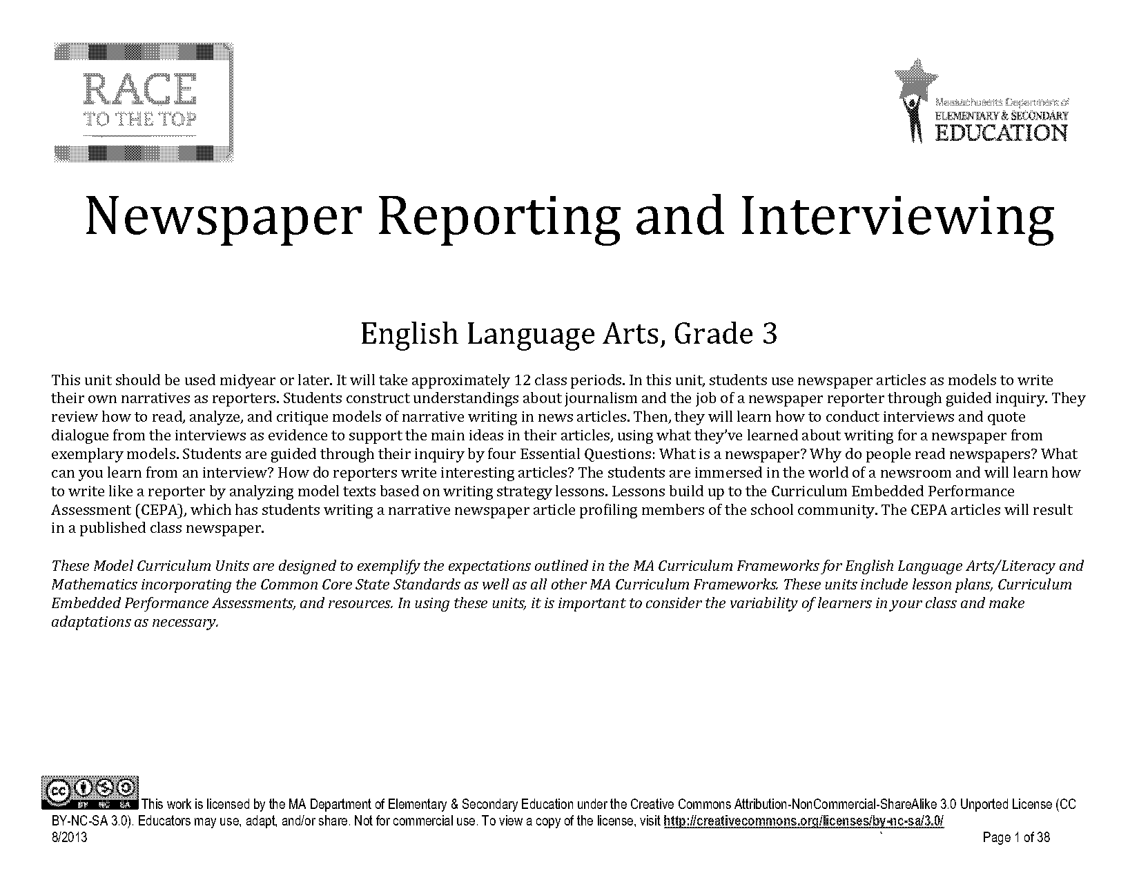 interviews in newspaper articles