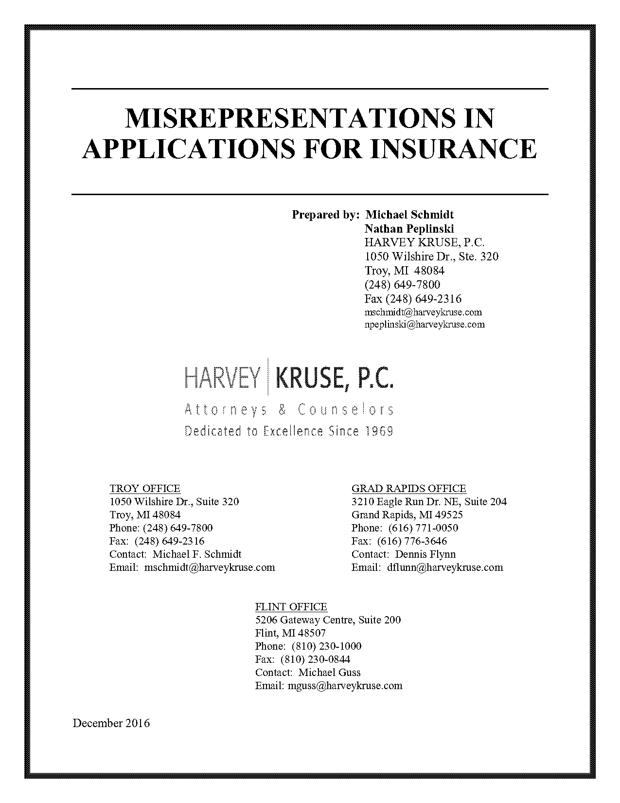 pip case memorandum michigan example