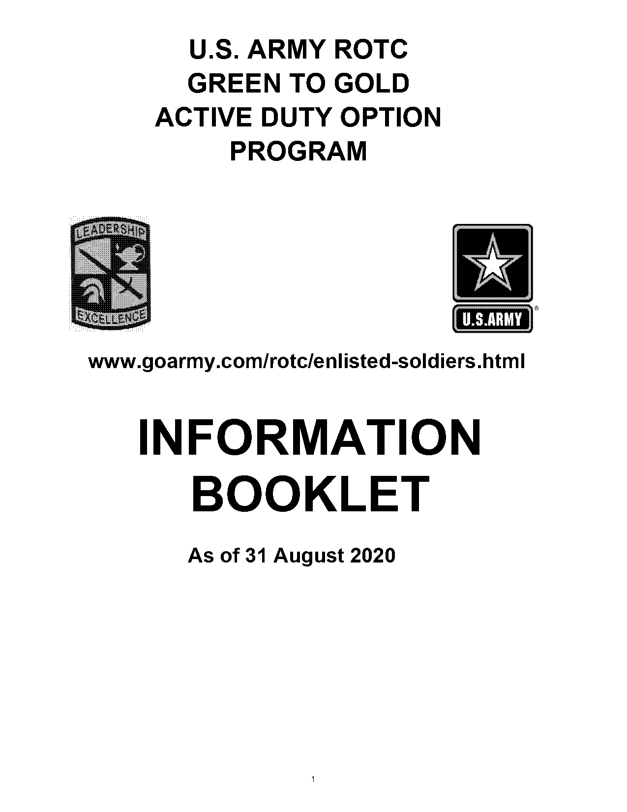 army green to gold ado selection memorandum