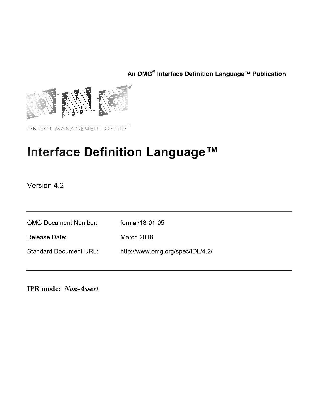 an interface contains method declarations as opposed to method definitions