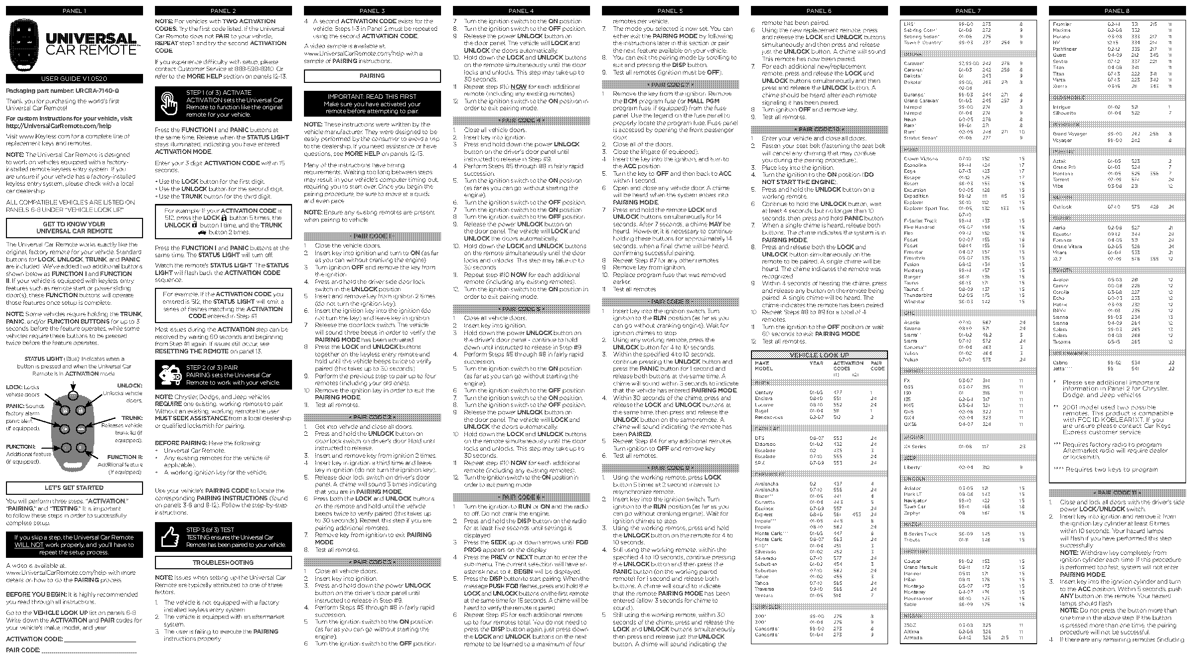 car key programming instructions