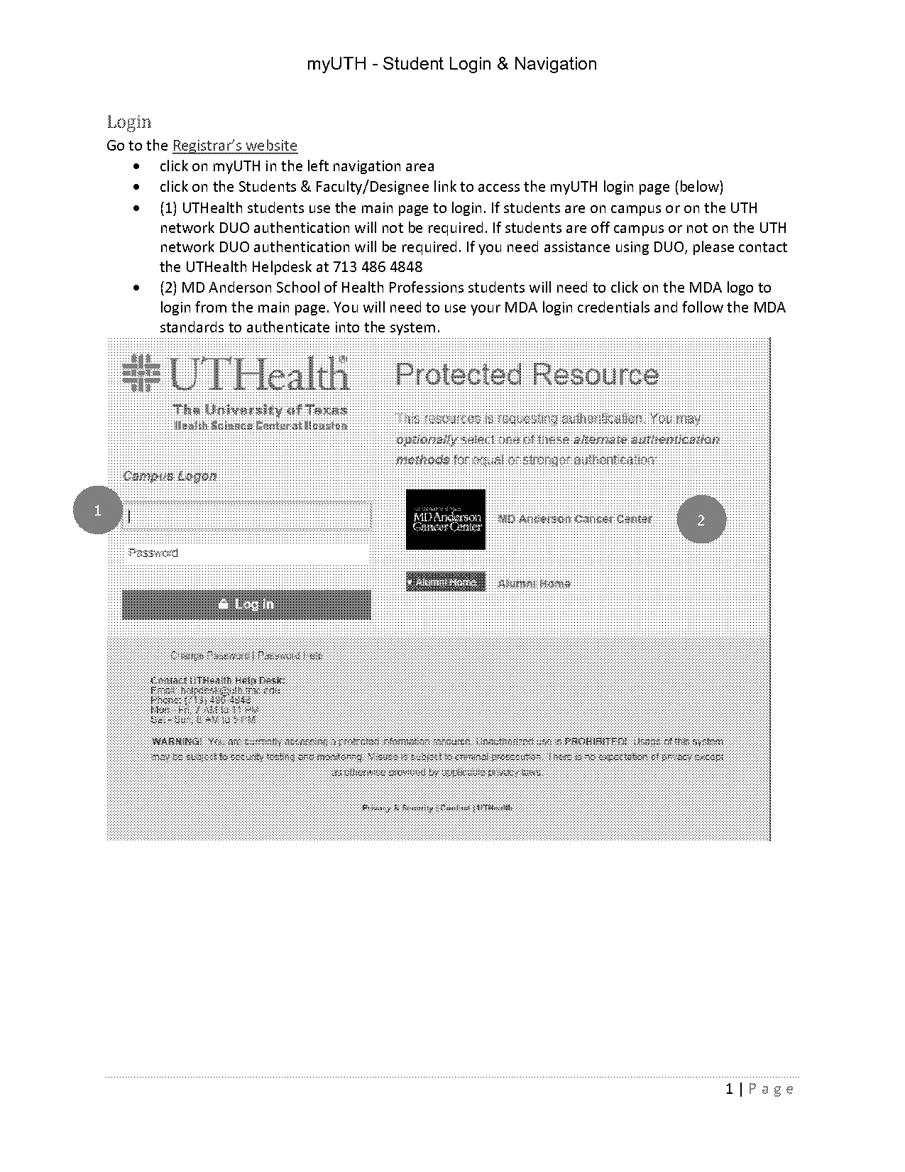 ut mdandeson school transcript request