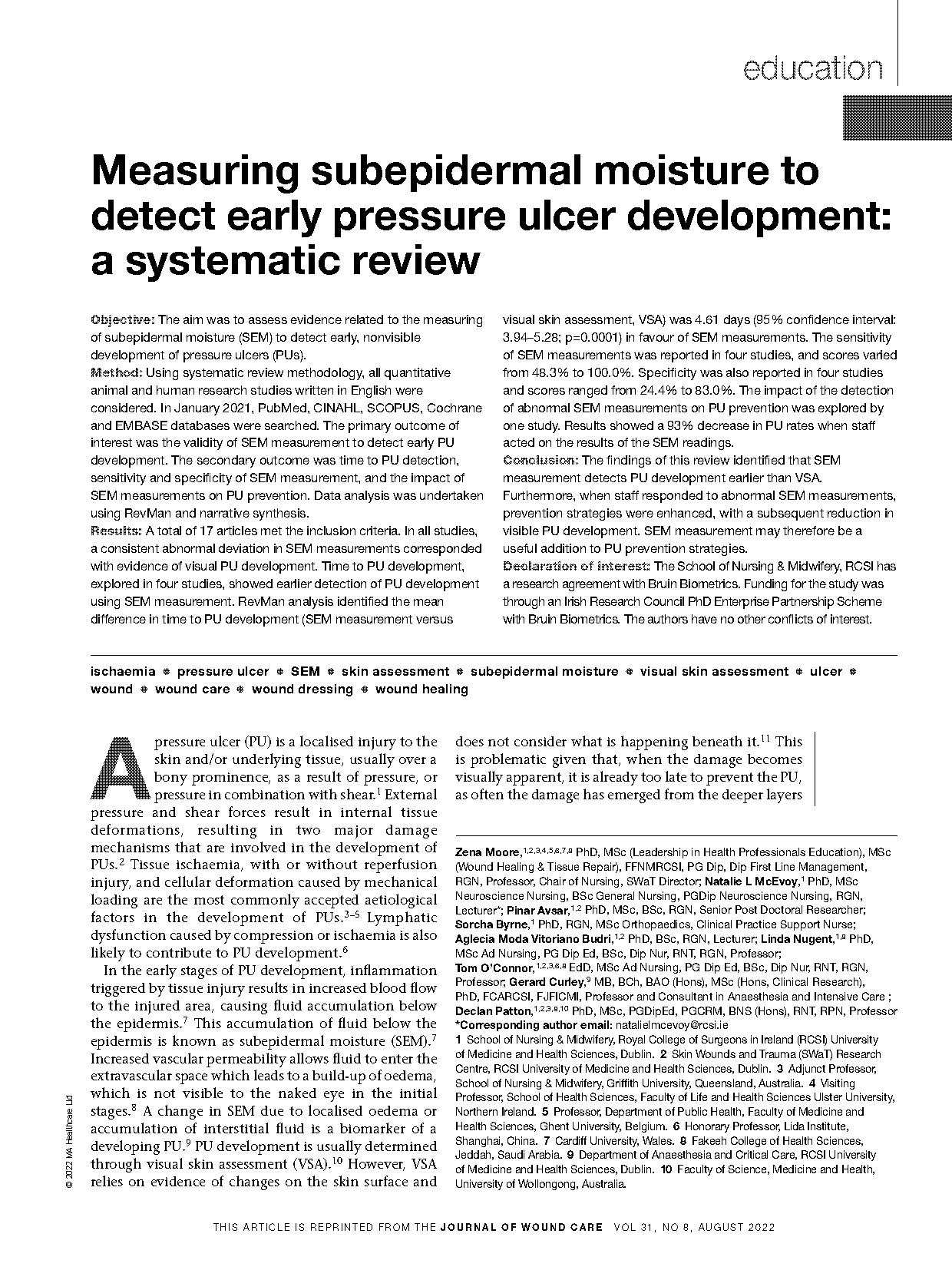 pressure ulcer review article