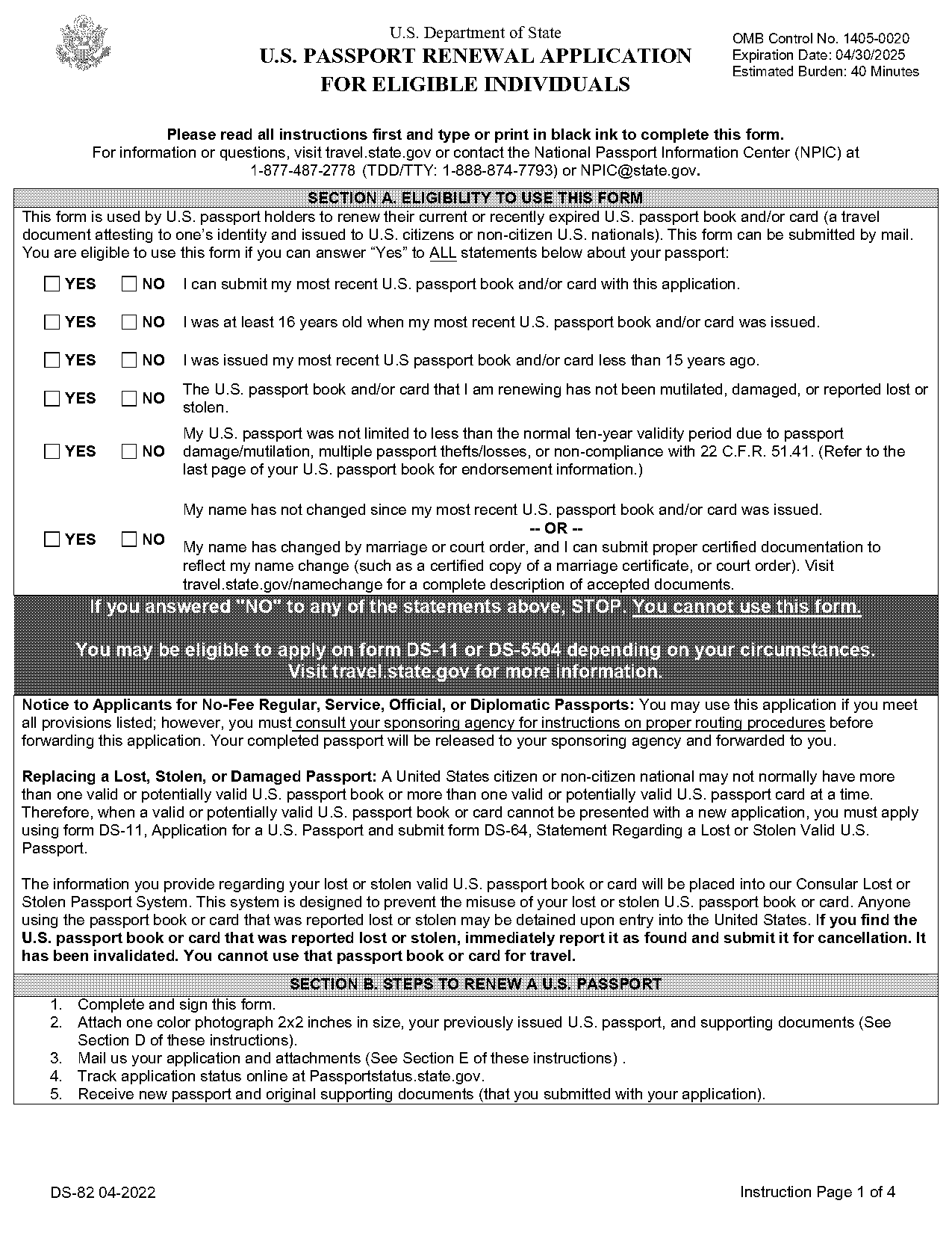 passport renewal name change cost