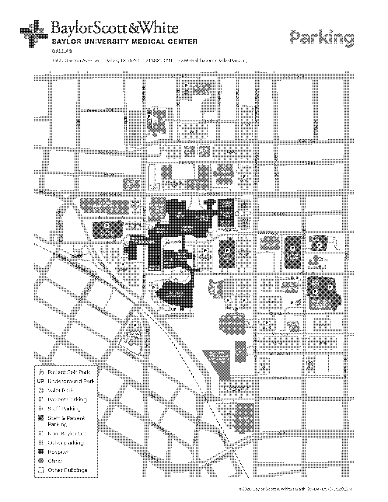 baylor university medical center directions