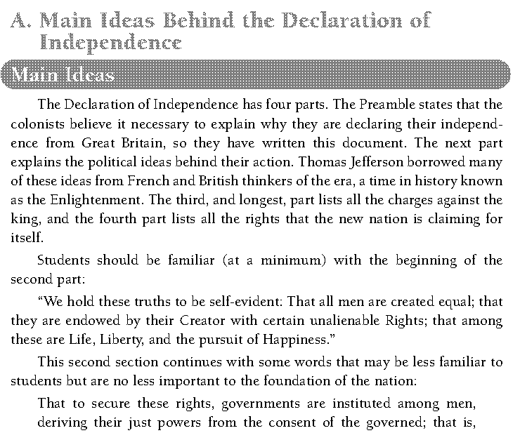 declaration of independence quotes from enlightenment philosophers