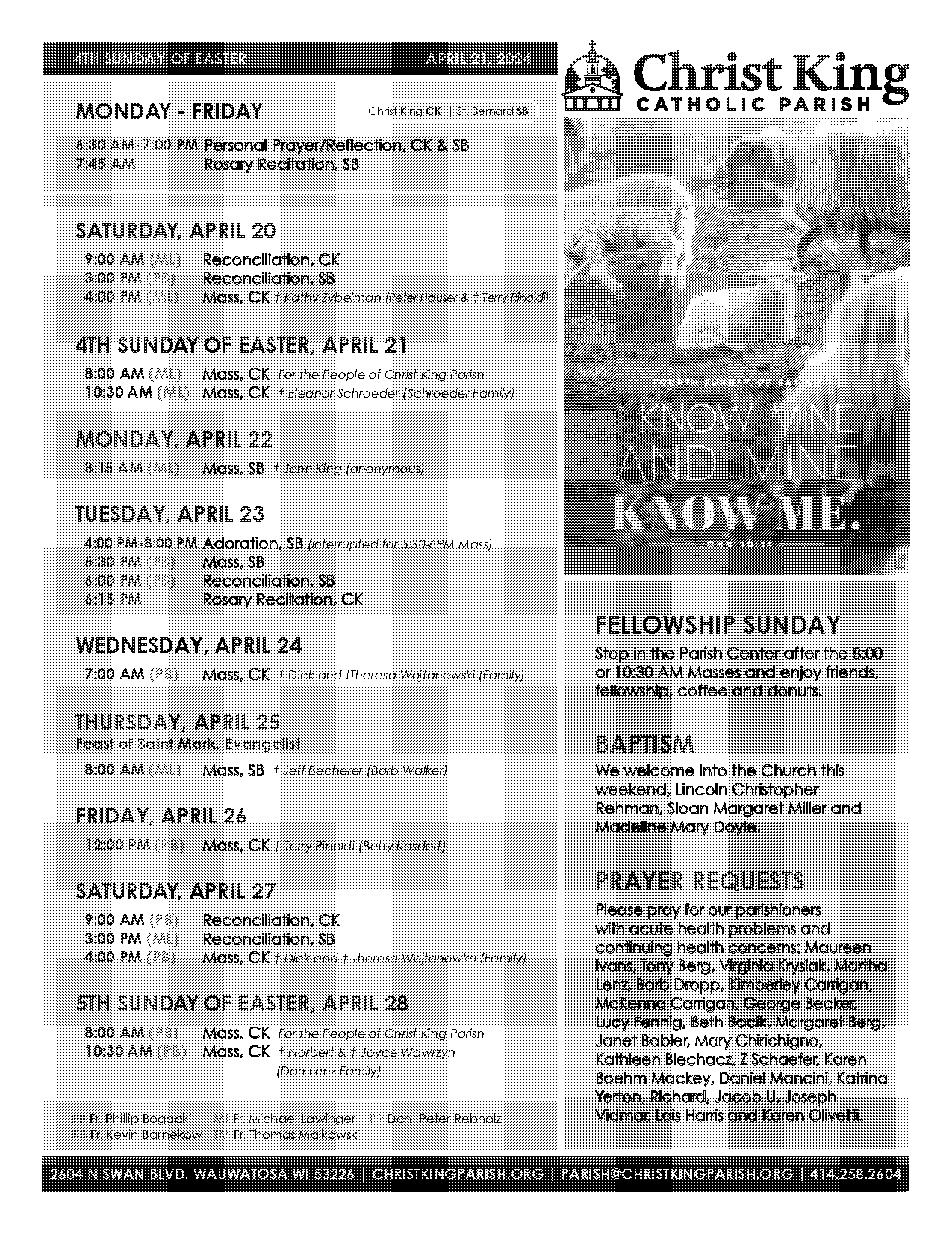 christ king wauwatosa mass schedule