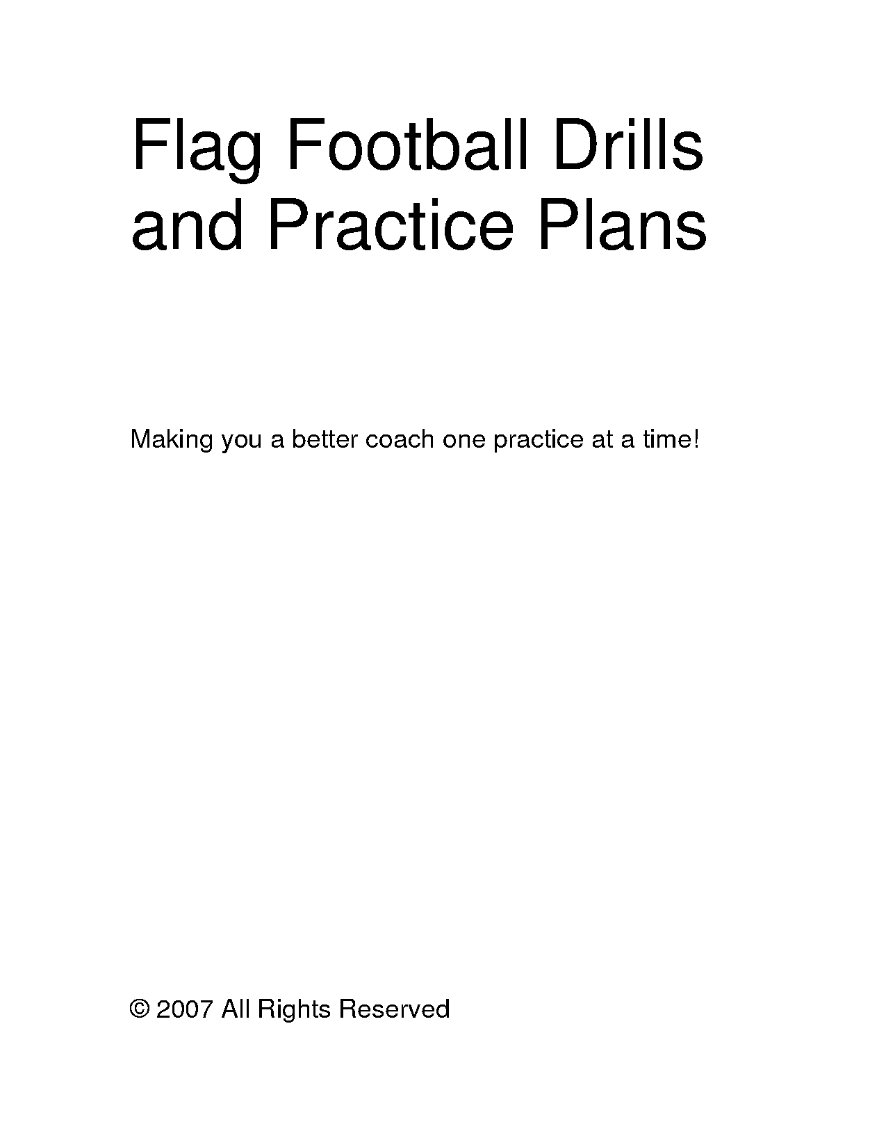 football defensive practice plan template