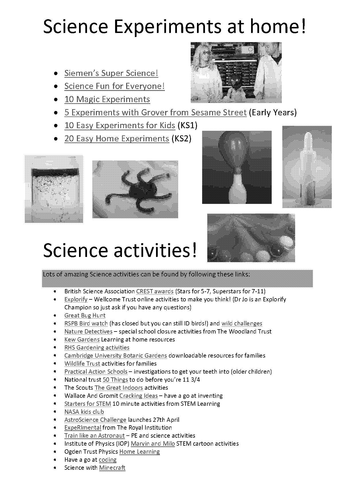 homemade science experiments pdf